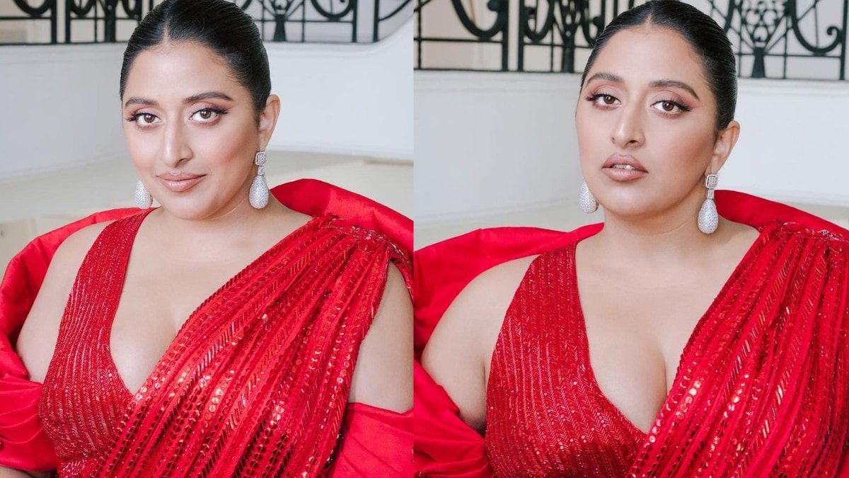 Raja Kumari Makes a Dazzling Cannes Debut in Manish Malhotra Couture