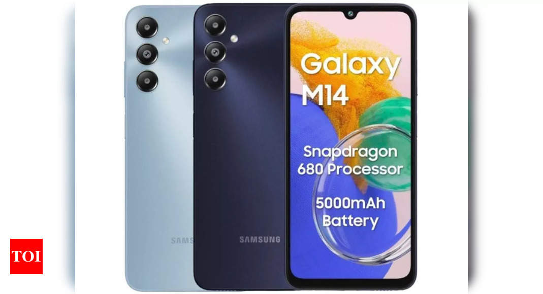 Samsung Galaxy M14 4G with Qualcomm chipset, 5000 mAh battery launched: Price, specs and more – Times of India