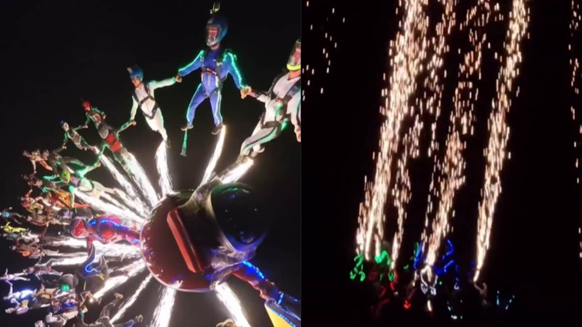 US Skydivers Light Up Arizona Night, Sparking Frenzy Among Residents Who Mistook It As Alien Invasion - News18