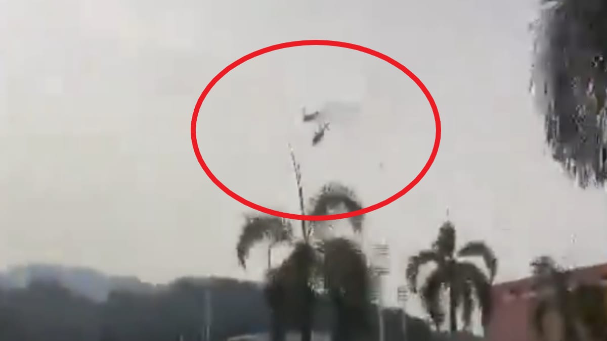 Caught On Cam: 10 Killed As Two Malaysian Navy Choppers Collide Mid-Air, Crash During Rehearsal – News18