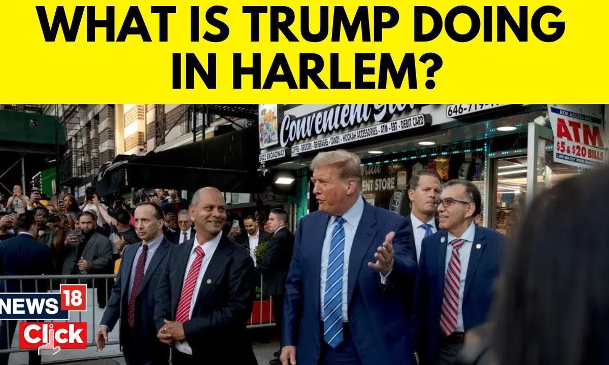 Defendant Trump Heads to Harlem to Rail Against Crime, and Alvin Bragg | English News | N18V – News18