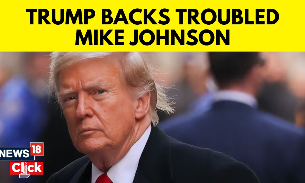 Donald Trump backs Mike Johnson at pivotal Mar-a-Lago meet – News18
