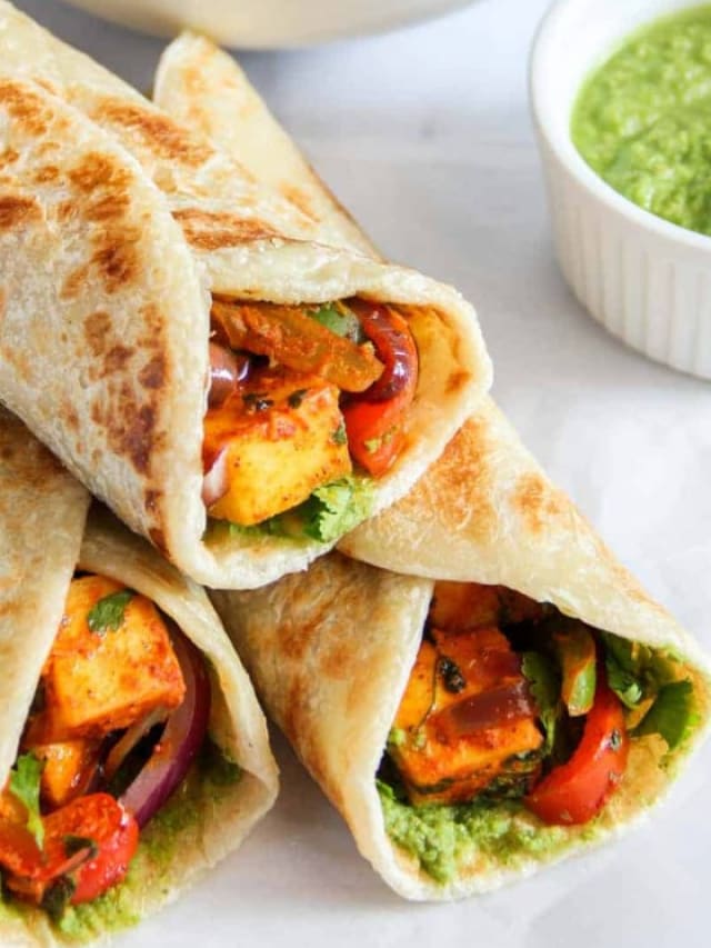 Instant Masala Paneer Roll Recipe You Must Try