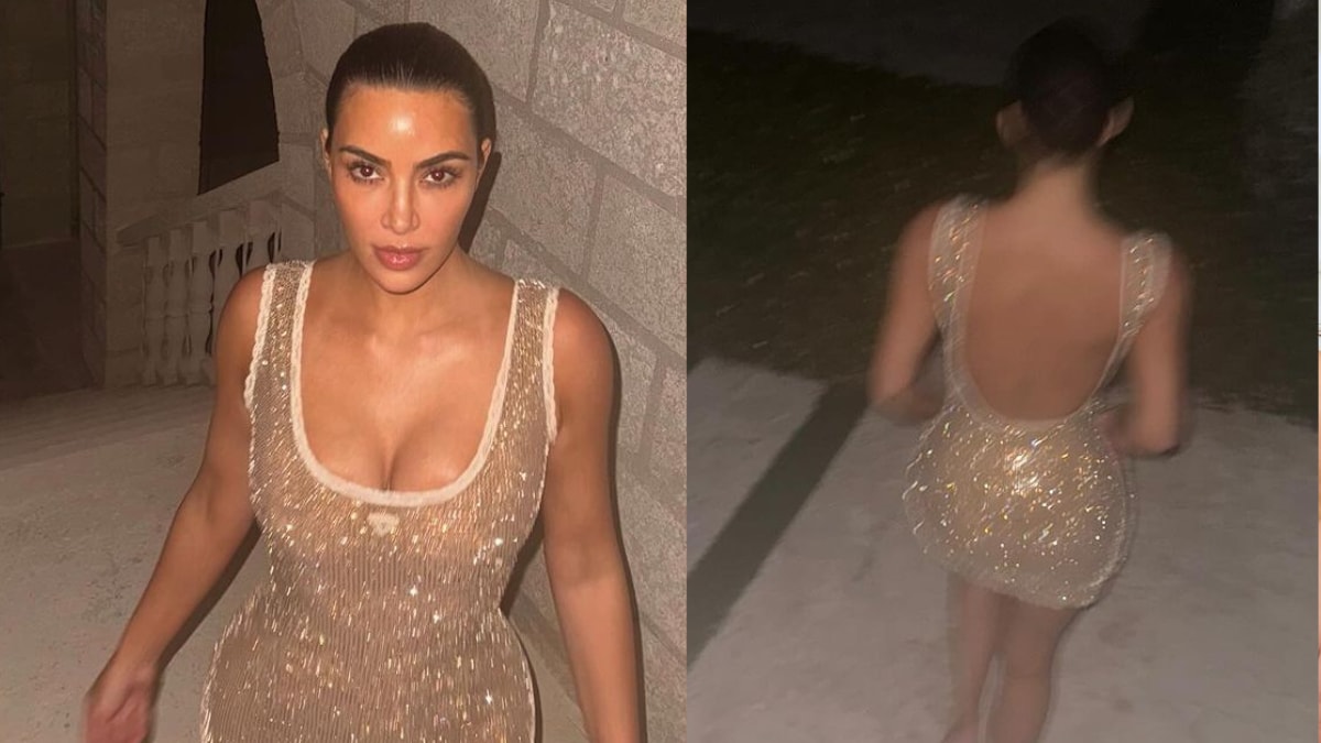 Kim Kardashian Ups The Ante By Adding Bling To The Bodycon Trend And We Are Floored – News18