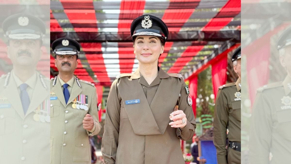 Pakistan's Punjab Province CM Maryam Nawaz Turns Heads By Sporting Police Uniform At Passing-Out Event - News18