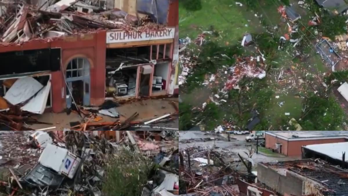 Video: Images Coming In From US State Of Oklahoma Show Catastrophic Impact Of Tornadoes - News18